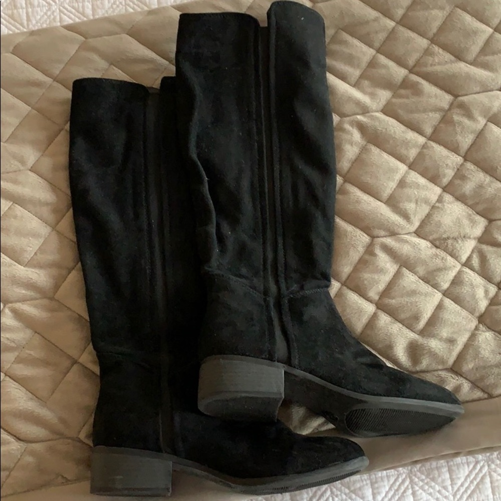 Black Suede Boots